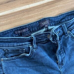 NYDJ slim straight jeans size 10